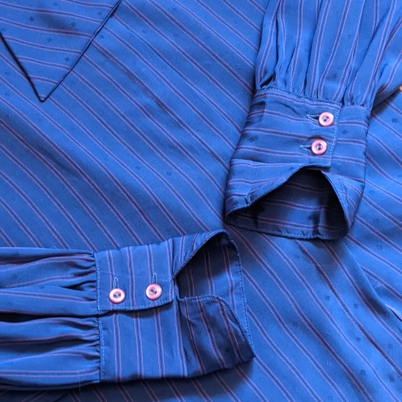 VINTAGE bow button up blouse - Picture 4 of 8